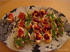 Rachel Ray's Spring Crostini Appetizers Rachel Ray's Spring Crostini Appetizers