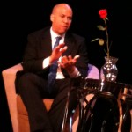 Cory Booker being interviewed by Andrew Rasiej at the #140Conf