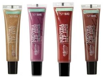 C.O. Bigelow Mentha Lip Tint – Ginger Mint, Violet Mint, Plum Mint, Bare Mint