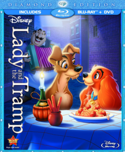 The Lady and The Tramp Diamond Edition Blu-Ray/DVD The Lady and The Tramp Diamond Edition Blu-Ray/DVD