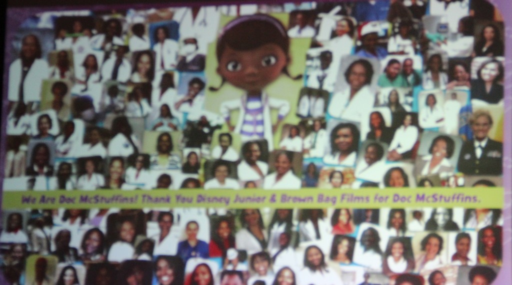 Doc McStuffins We are Doc McStuffins, black role models on television, black doctors, brown bag films, Disney Junior
