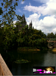 View of Hogwarts Castle from Jurassaic Park, Universal Orlando