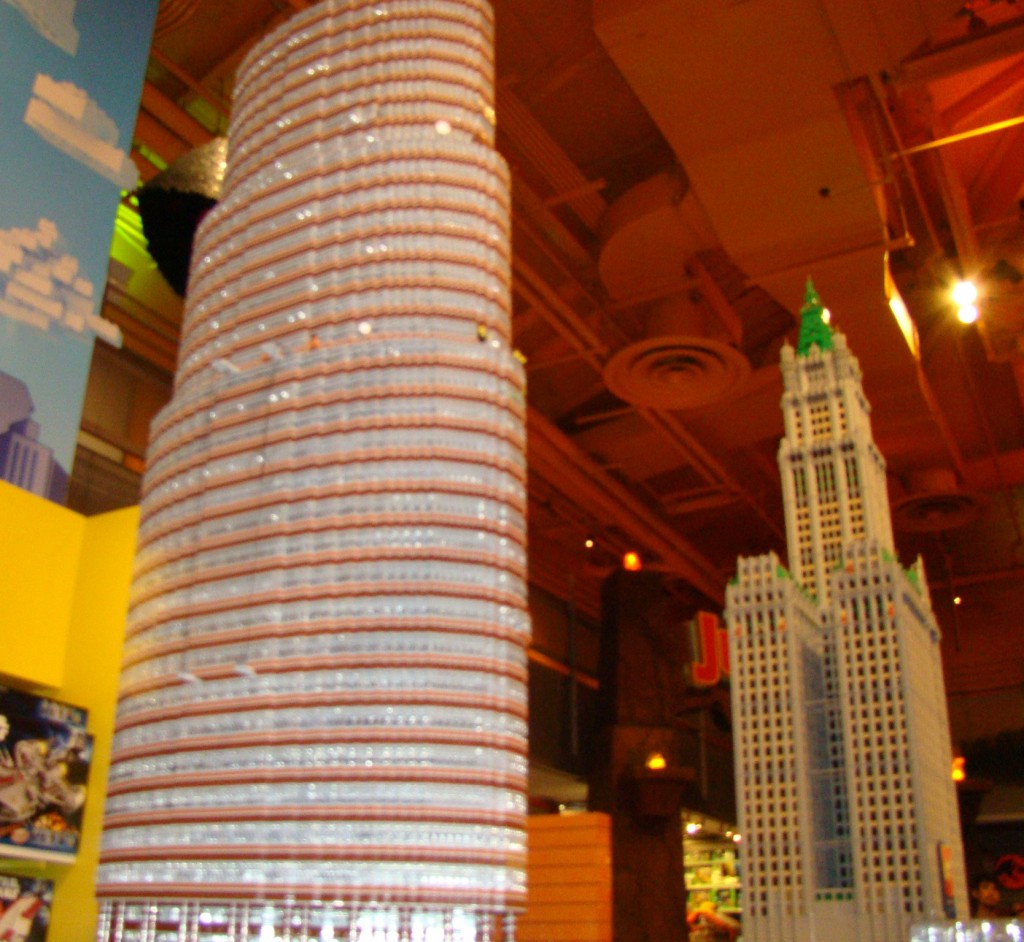 LEGO Lipstick Building Toys R Us Times Square, Toys R Us Times Square Ferris Wheel, places to visit in Times square, places to visit in new York, kids activities in new york 