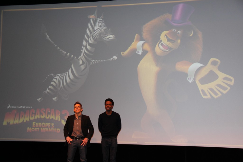 Ben Stiller and Chris Rock Stars of Madagascar 3: Europe's Most Wanted