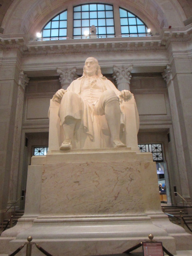 Franklin Institute - Benjamin Franklin Statue