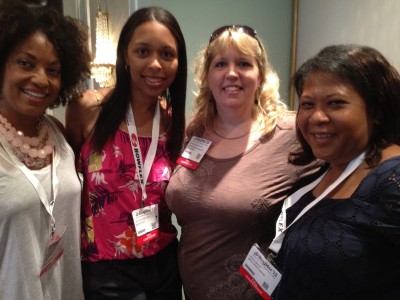 Renee Syler, Victoria Pericon, Jenn, Linda Grant veepveep.com, goodenufmother.com, nycsinglemom.com, blogHer 12 Recap