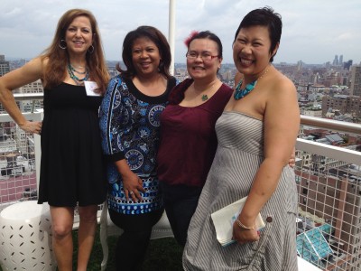Beth Blecherman @techmama, Linda Grant @NYCSingleMom, Kim @ThienKim, Sheila Bernus Dowd @xiaolinmama Clever Girls Collective, techmamas.com, nycsinglemom.com, female tech bloggers