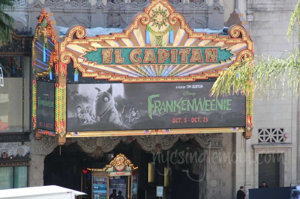 movie premieres, Tim Burton movies, frankenweenie images 