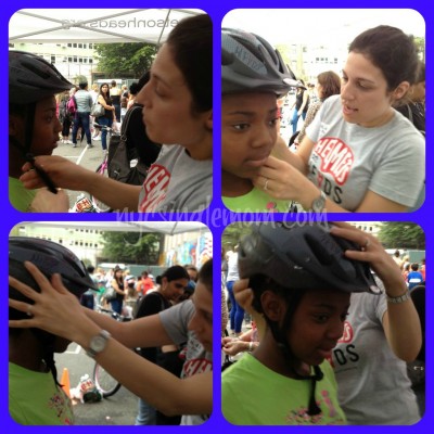 Summer Sanders, How to fit a helmut