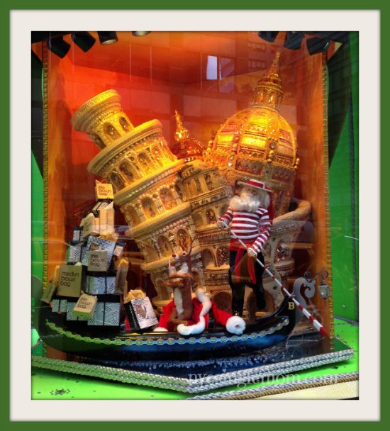 Bloomingdale's Christmas Windows 2013 ITALY #HolidayTraditions bloomingdales windows