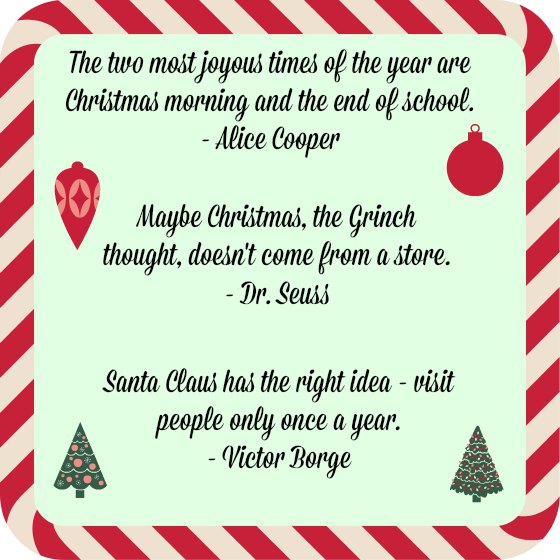 Merry Christmas And Fun Christmas Quotes- NYC Single Mom