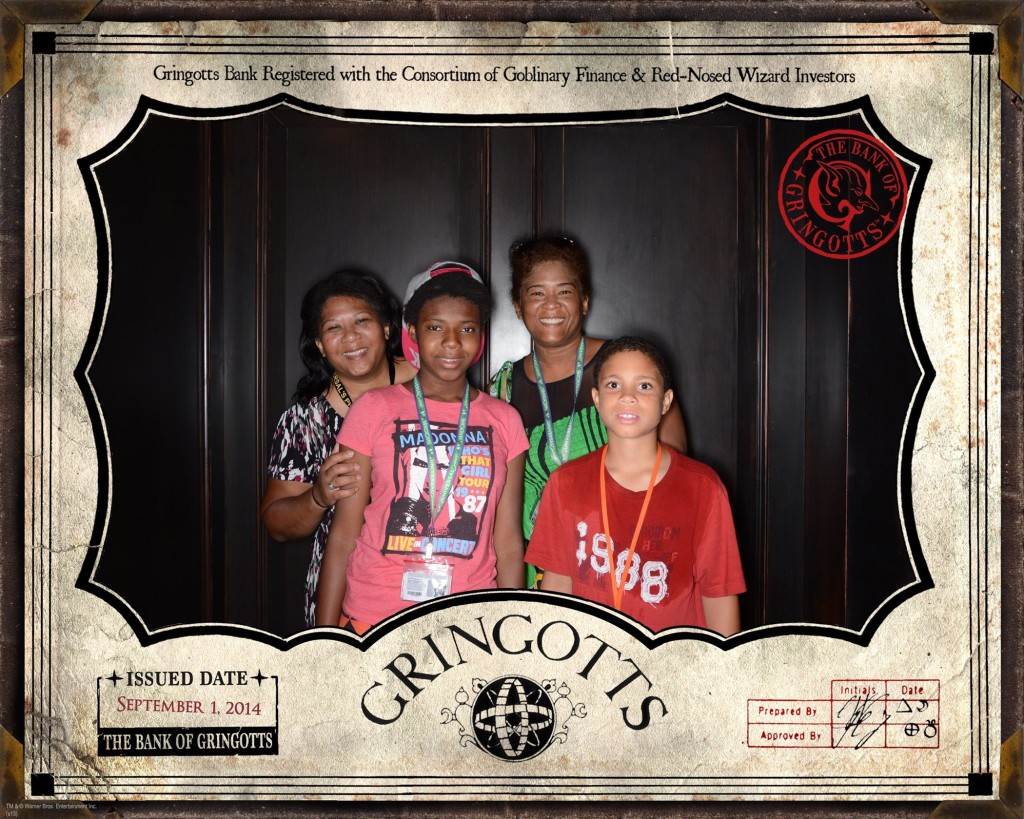 Gringotts Bank Universal Sept 2014