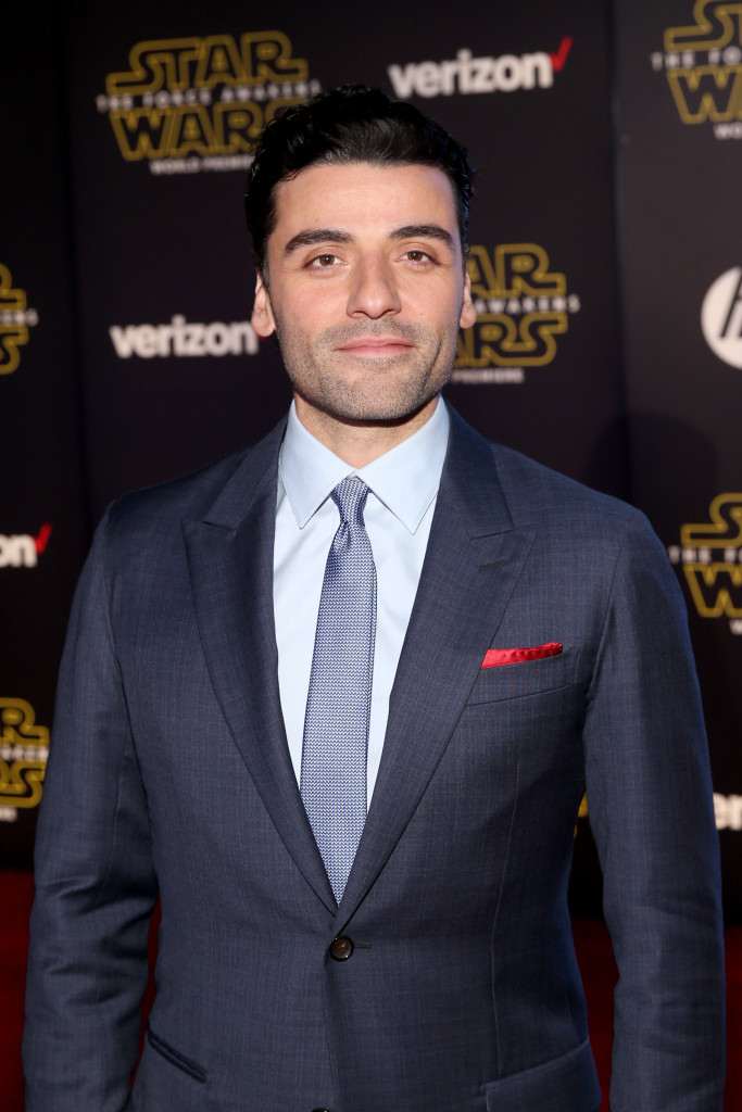 HOLLYWOOD, CA - DECEMBER 14: Actor Oscar Isaac attends the World Premiere of ?Star Wars: The Force Awakens? at the Dolby, El Capitan, and TCL Theatres on December 14, 2015 in Hollywood, California. (Photo by Jesse Grant/Getty Images for Disney) *** Local Caption *** Oscar Isaac