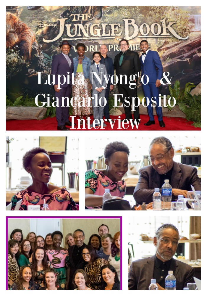 "Giancarlo Esposito Lupita Nyongo Jungle Book Interview"