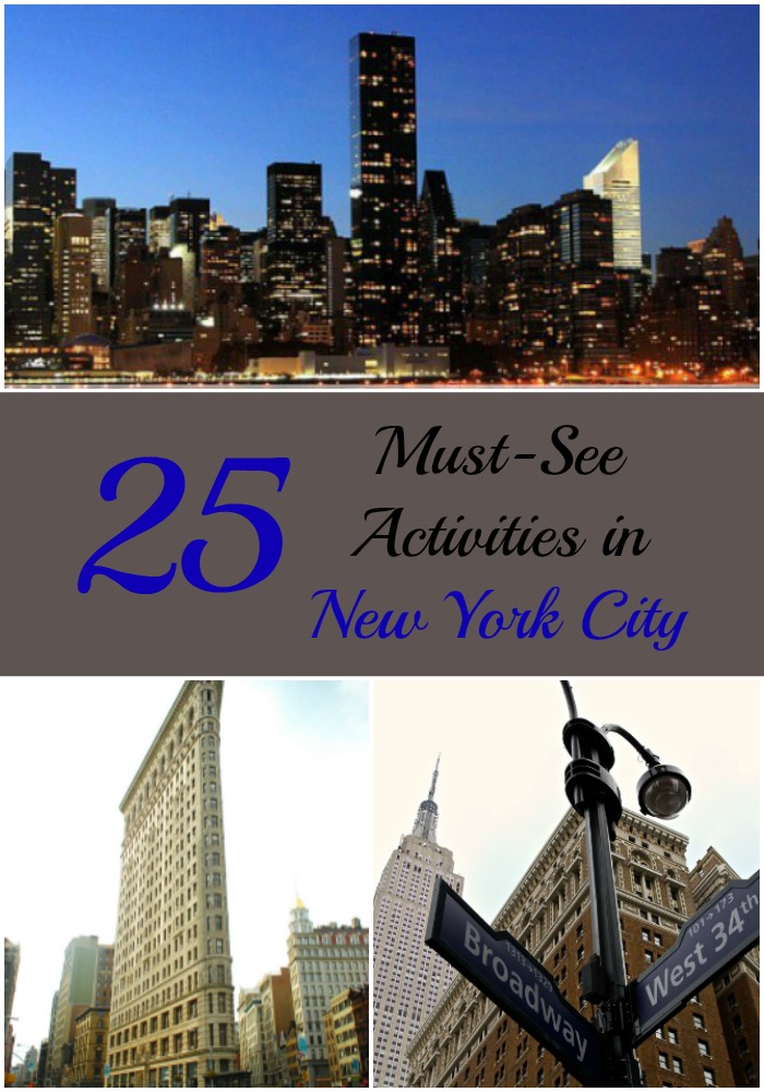 "Must See Activities in New York City"