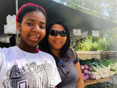 Linda and Alex Farmers Market 2015