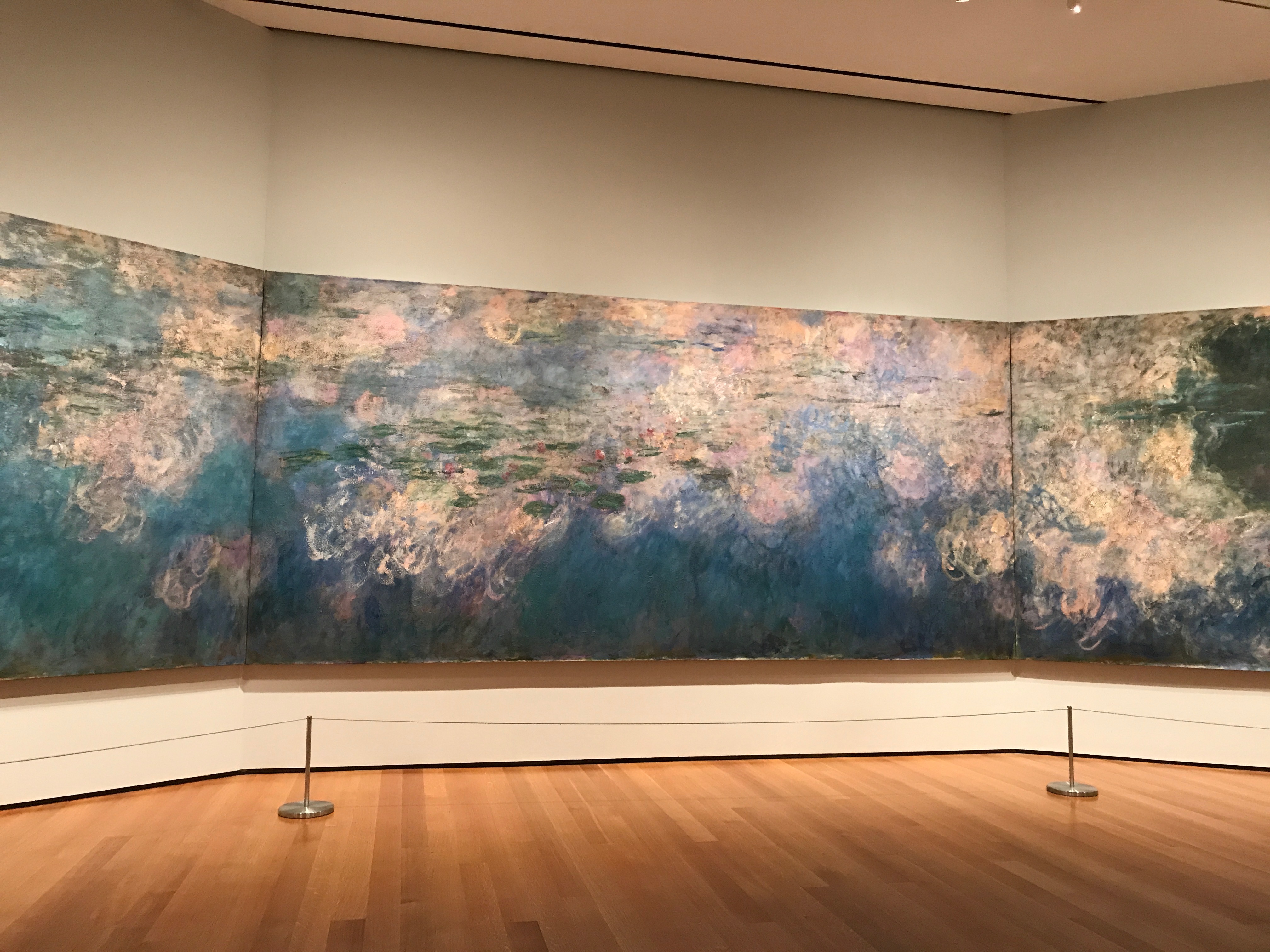 Monet's Water Lilies the Museum Modern Art #WordlessWednesday- Single Mom