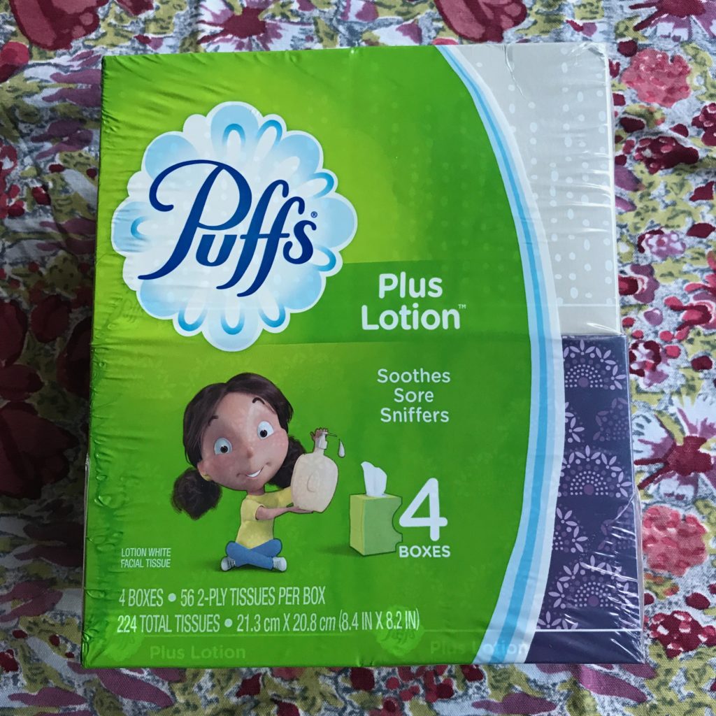 "puffs plus lotion"