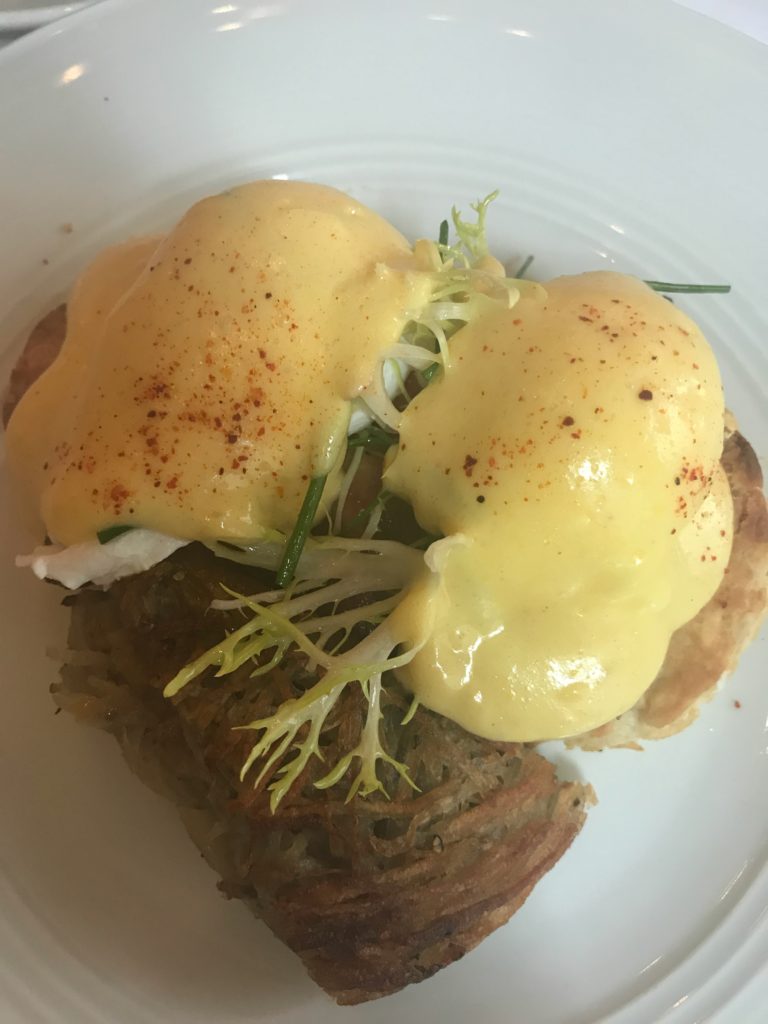 "Blue Water Grill Eggs Benedict, nyc restaurants, new york restaurants"