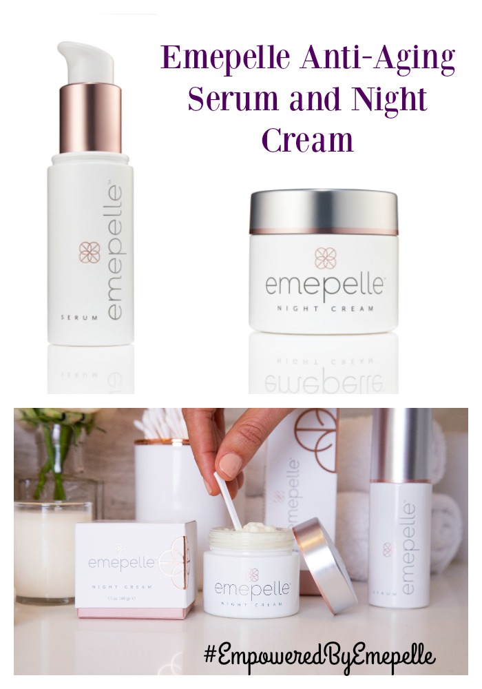 "Emepelle Serum, Night cream"