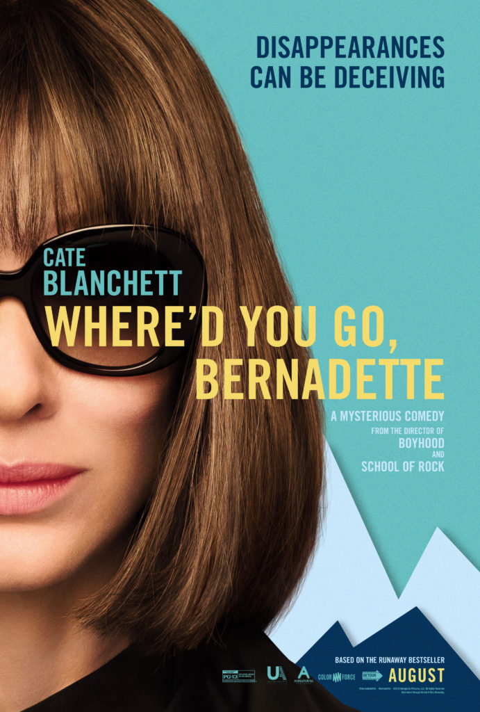 "Where'd You Go, Bernadette poster, Cate Blanchett"
