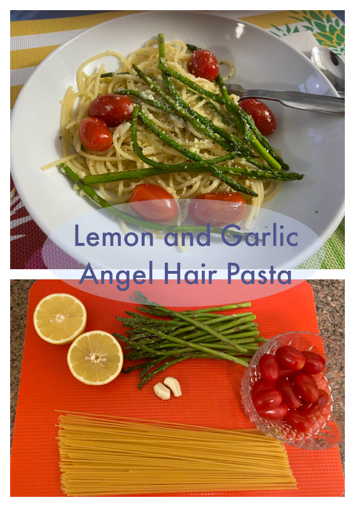 Lemon and Garlic Angel Hair Pasta