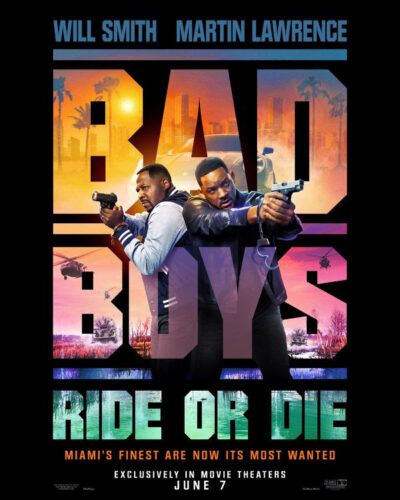 New Poster for Bad Boys Ride or Die starring Will Smith and Martin Lawrence